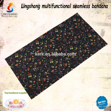 Wholesale decorative multifunctional polyester headwear custom bandana